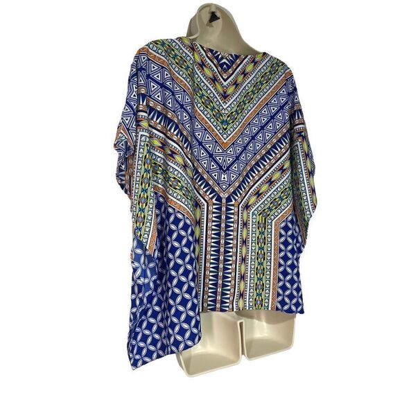 Miami Women’s Geometric Pattern Blouse Size Medium - Picture 4 of 14